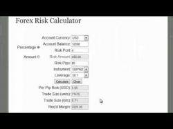 Binary Option Tutorials - forex calculator Forex Risk Calculator by Winner's E