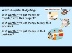 Binary Option Tutorials - Capital Option Video Course Capital Budgeting Lecture in 10 min