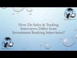 Binary Option Tutorials - trading finance How Do Sales and Trading Interviews