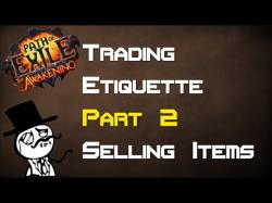 Binary Option Tutorials - trading that PoE Trading Etiquette - How to sell
