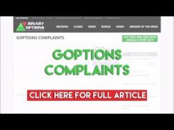 Binary Option Tutorials - GOptions Review GOptions Complaints