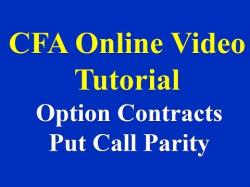 Binary Option Tutorials - PutandCall Video Course CFA Online Video Tutorial: Option C