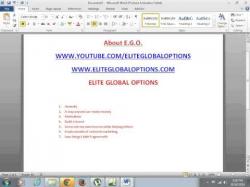 Binary Option Tutorials - Elite Options About Elite Global Options