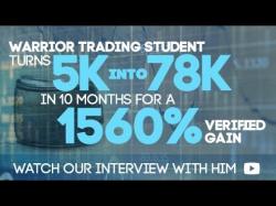 Binary Option Tutorials - trading 1000 Warrior Trading Student is up over 