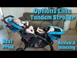 options elite tandem stroller