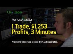 Binary Option Tutorials - trading live Live Day Trading - 1 Trade, $1,253 