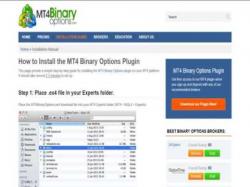 Binary Option Tutorials - binary options business Mt4 Binary Options Plugin